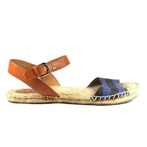 COACH Women Espadrille Flats Sandal Reena Size 8.5